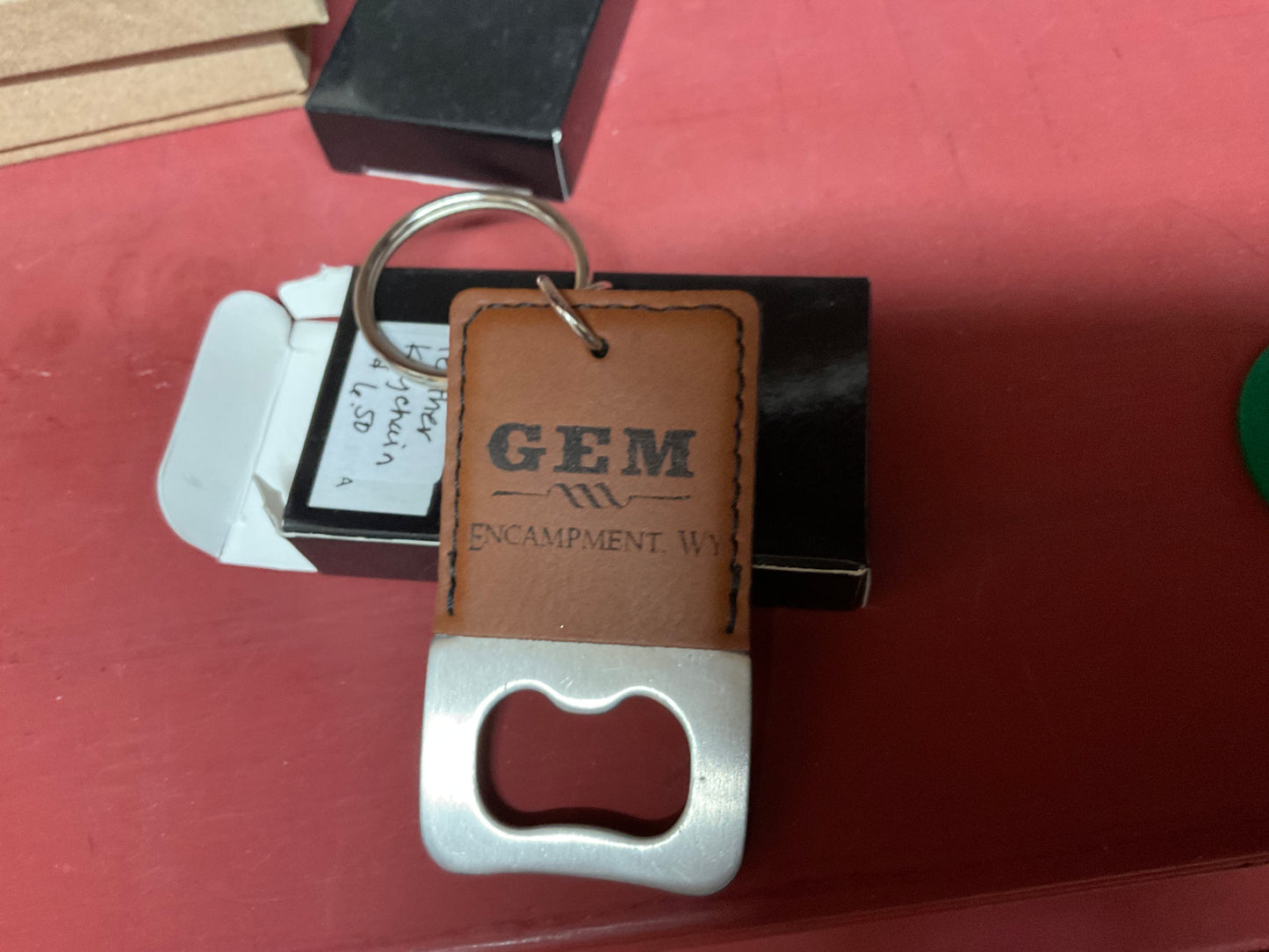 Leather Keychain